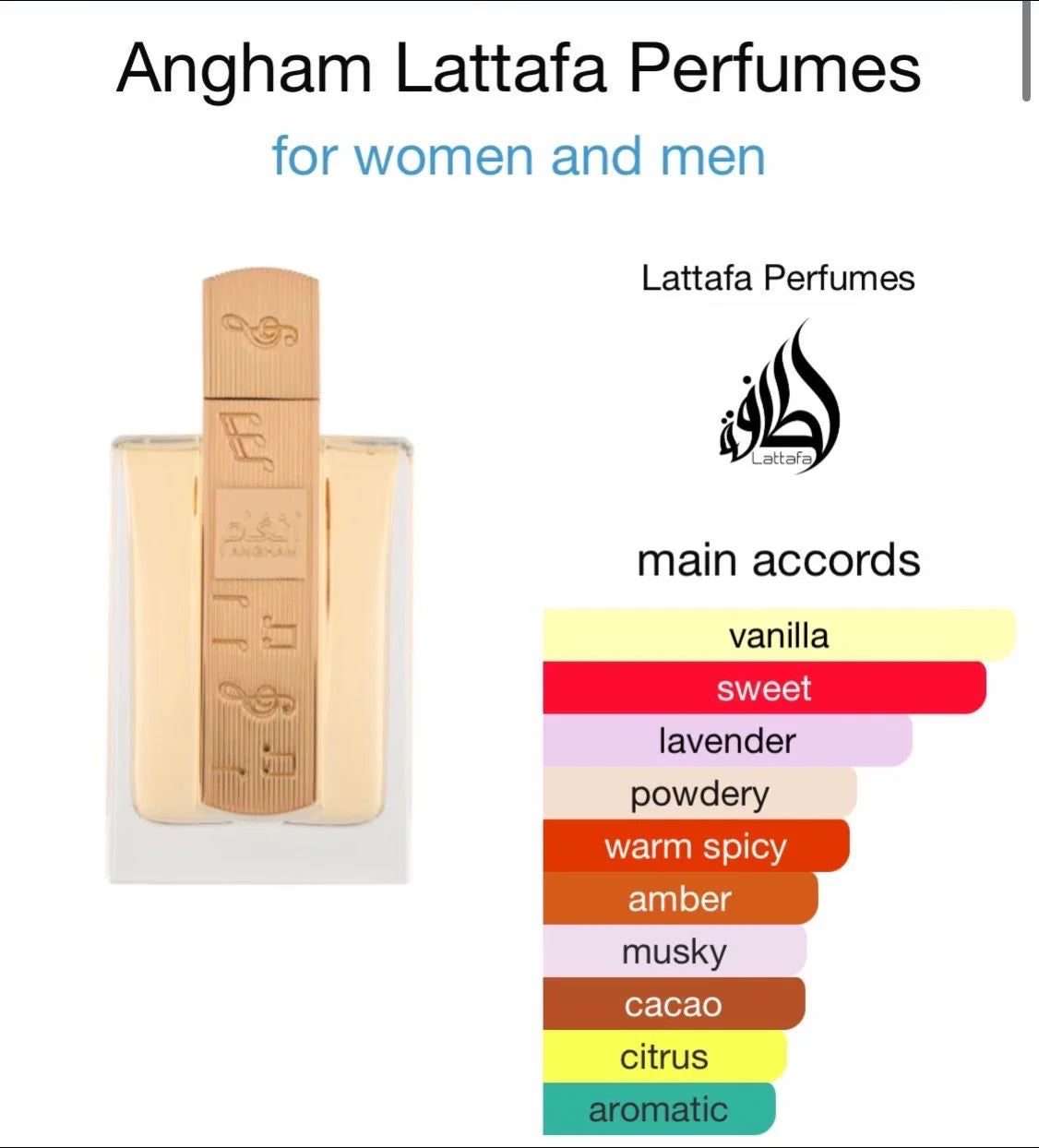 Angham - Lattafa (unisex)