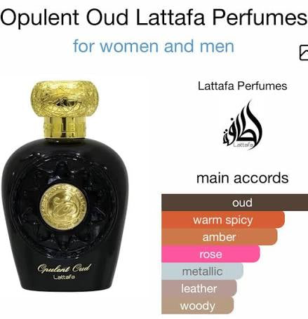Opulent Oud Lattafa Perfumes for women and men