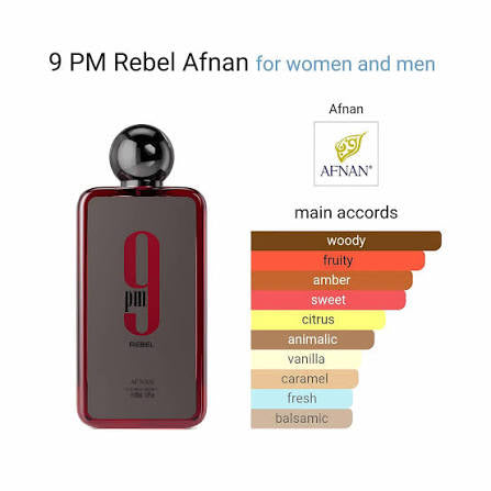 9 PM Rebel Afnan for women and men